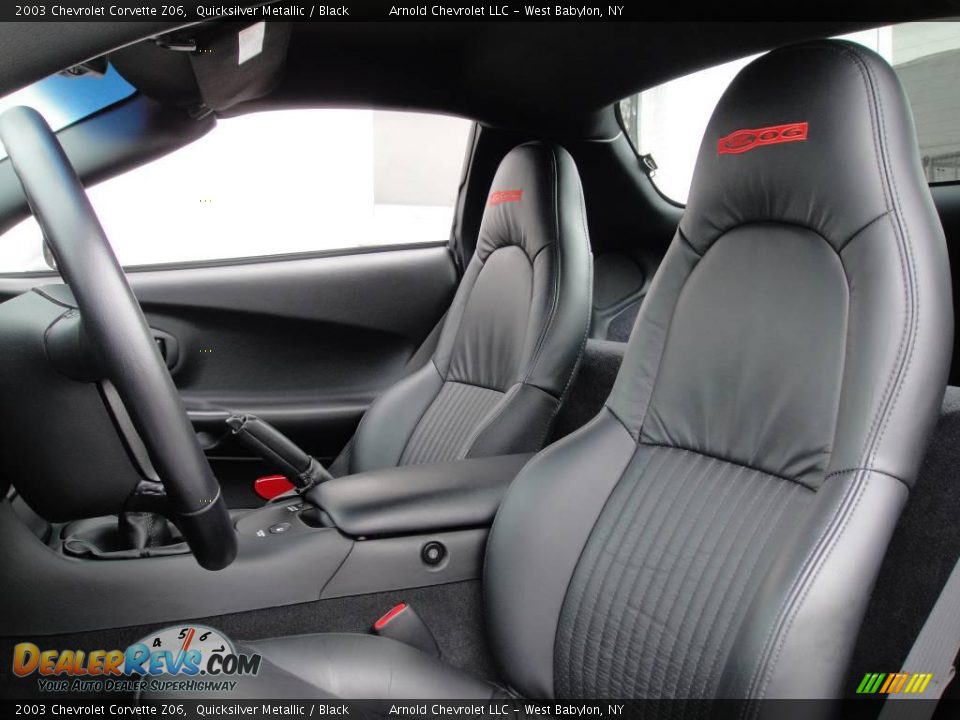 2003 Chevrolet Corvette Z06 Quicksilver Metallic / Black Photo #11