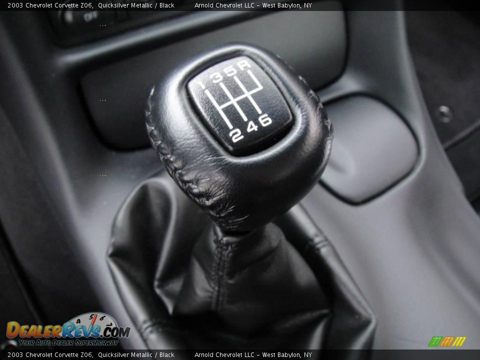 2003 Chevrolet Corvette Z06 Quicksilver Metallic / Black Photo #15