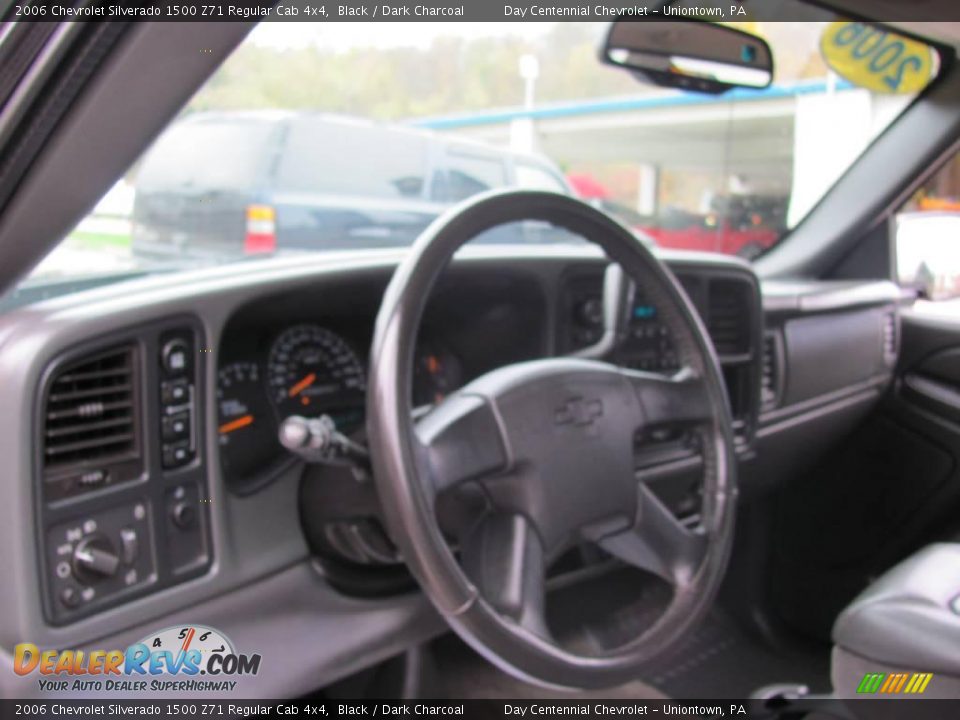 2006 Chevrolet Silverado 1500 Z71 Regular Cab 4x4 Black / Dark Charcoal Photo #8