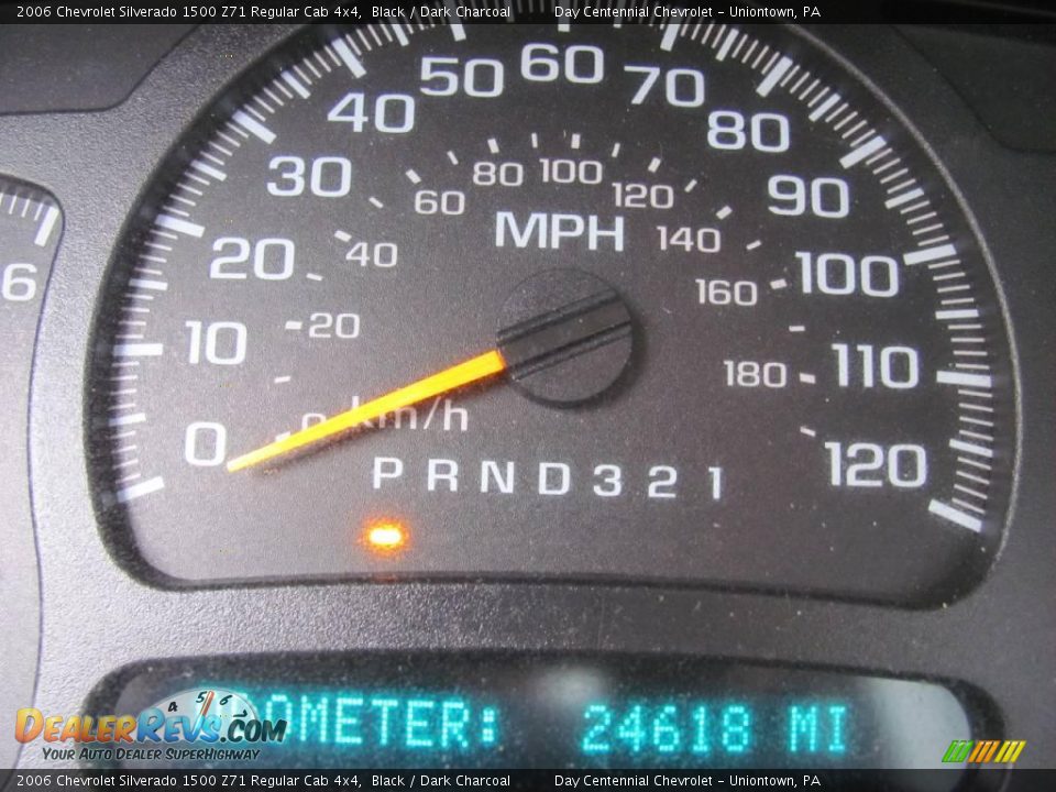 2006 Chevrolet Silverado 1500 Z71 Regular Cab 4x4 Black / Dark Charcoal Photo #15