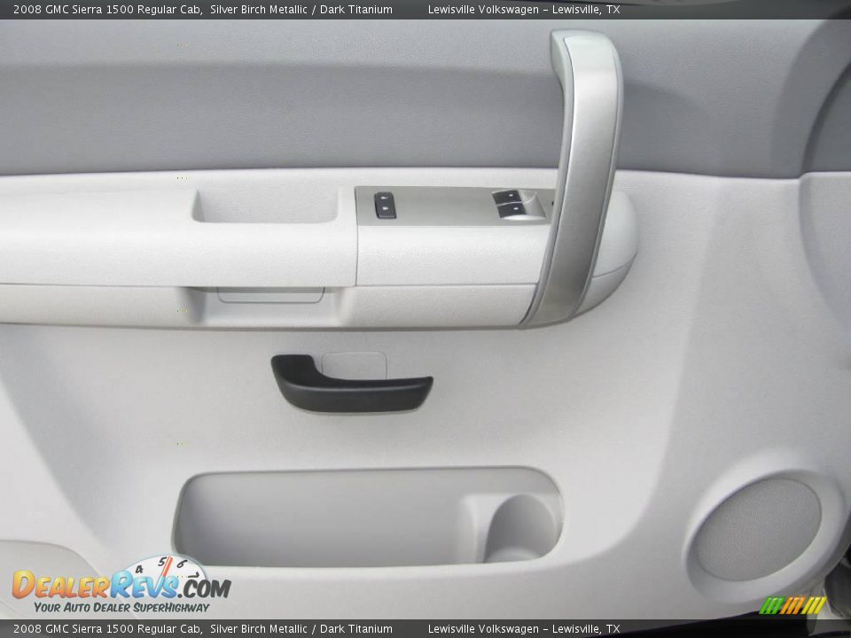 2008 GMC Sierra 1500 Regular Cab Silver Birch Metallic / Dark Titanium Photo #15