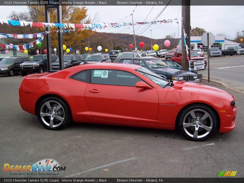 2010 Chevrolet Camaro SS/RS Coupe Inferno Orange Metallic / Black Photo #1