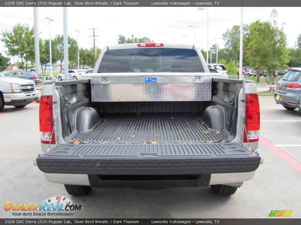 2008 GMC Sierra 1500 Regular Cab Silver Birch Metallic / Dark Titanium Photo #17