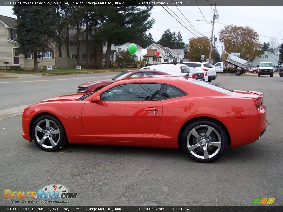 2010 Chevrolet Camaro SS/RS Coupe Inferno Orange Metallic / Black Photo #5