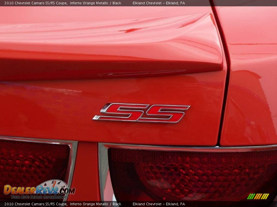 2010 Chevrolet Camaro SS/RS Coupe Inferno Orange Metallic / Black Photo #8