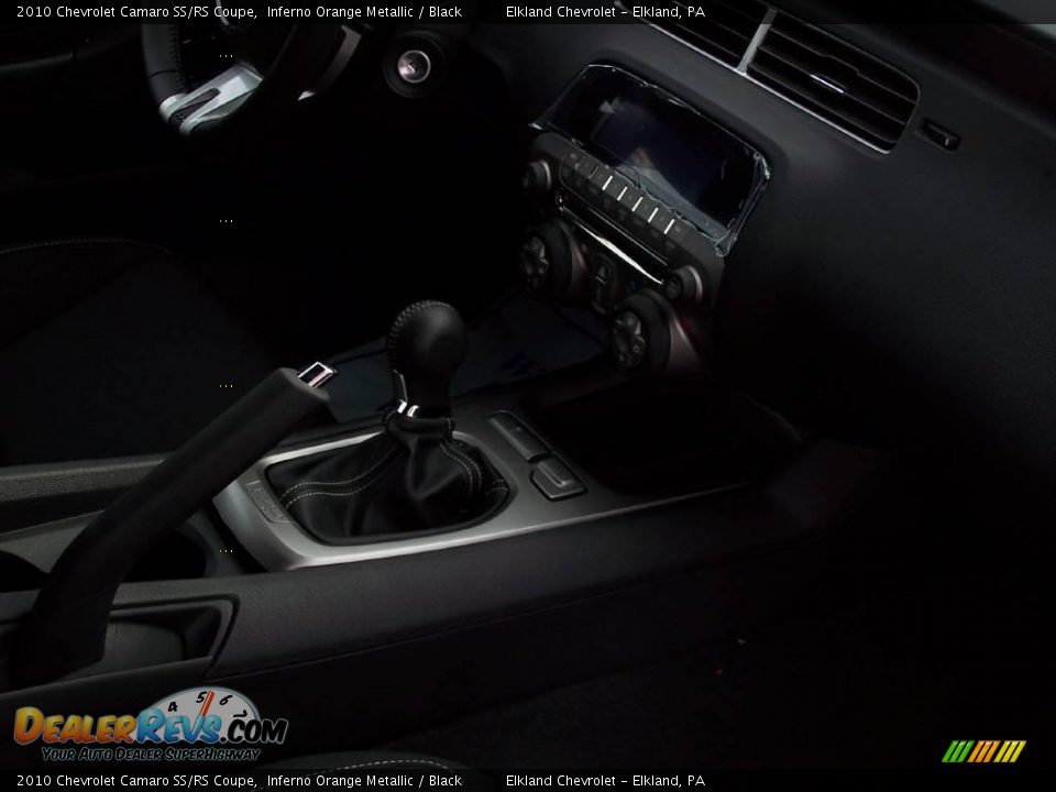 2010 Chevrolet Camaro SS/RS Coupe Inferno Orange Metallic / Black Photo #15
