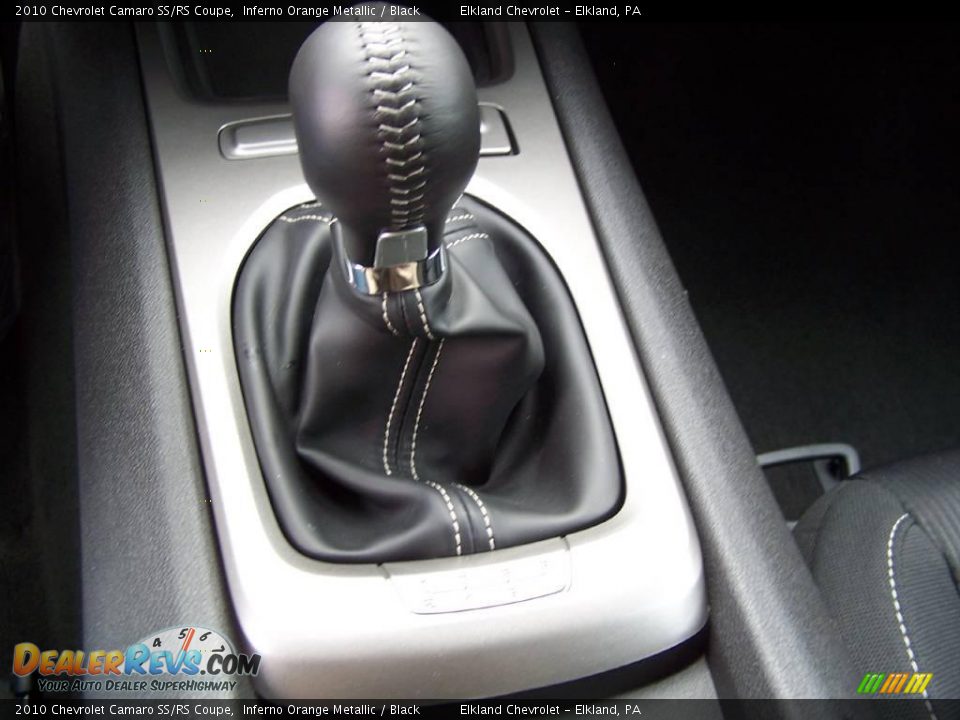 2010 Chevrolet Camaro SS/RS Coupe Inferno Orange Metallic / Black Photo #26