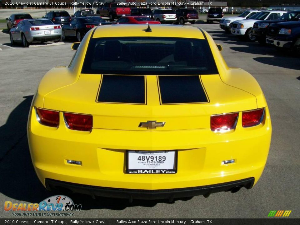 2010 Chevrolet Camaro LT Coupe Rally Yellow / Gray Photo #5