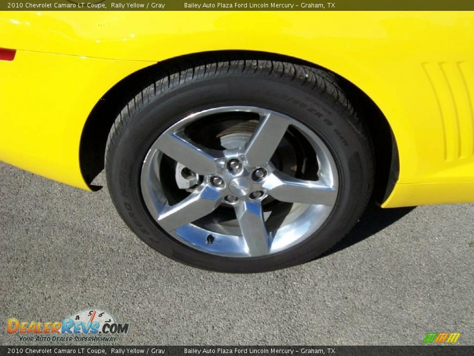 2010 Chevrolet Camaro LT Coupe Rally Yellow / Gray Photo #7