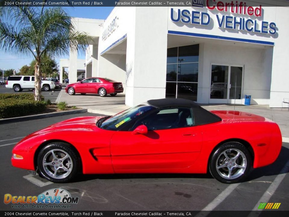 2004 Chevrolet Corvette Convertible Torch Red / Black Photo #2