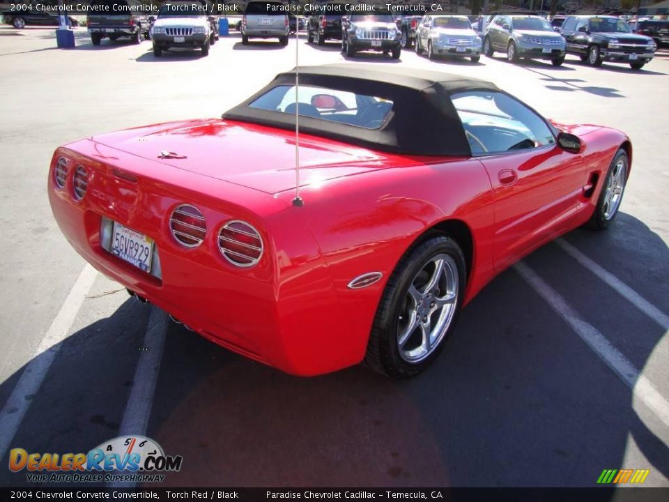 2004 Chevrolet Corvette Convertible Torch Red / Black Photo #3