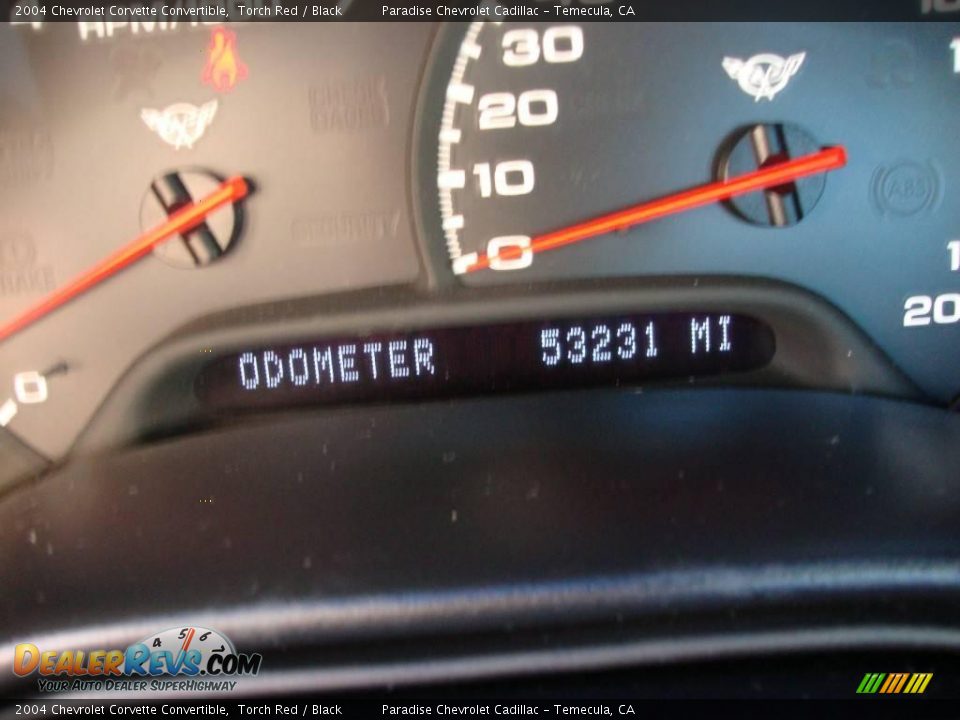 2004 Chevrolet Corvette Convertible Torch Red / Black Photo #8