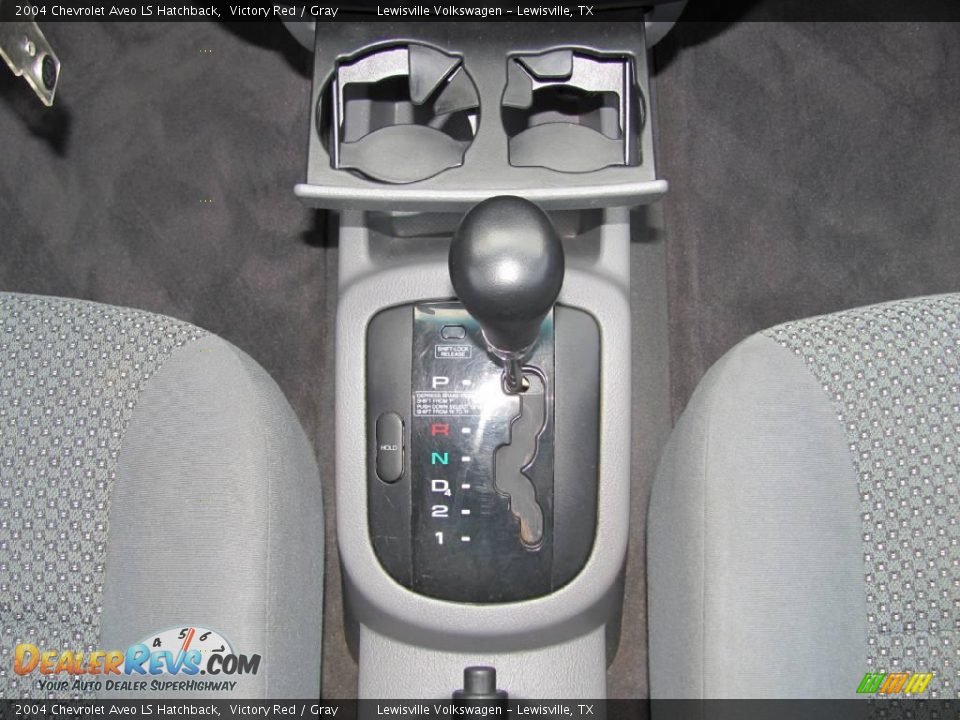 2004 Chevrolet Aveo LS Hatchback Victory Red / Gray Photo #16