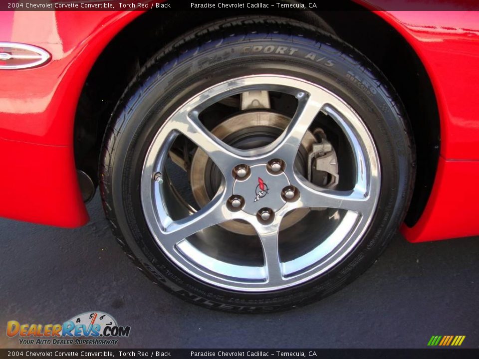 2004 Chevrolet Corvette Convertible Torch Red / Black Photo #11