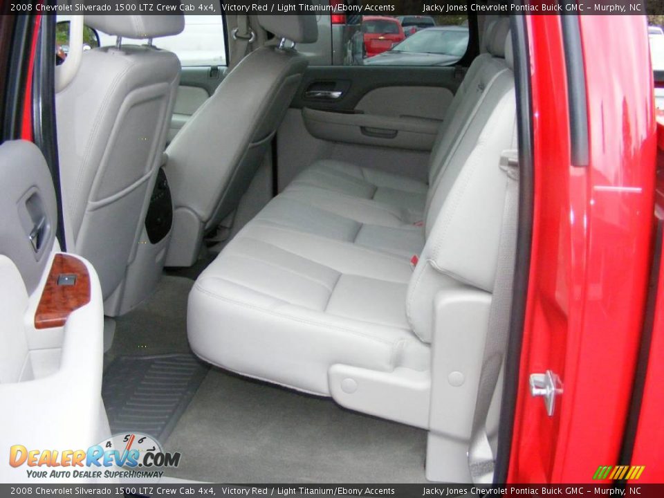 2008 Chevrolet Silverado 1500 LTZ Crew Cab 4x4 Victory Red / Light Titanium/Ebony Accents Photo #2