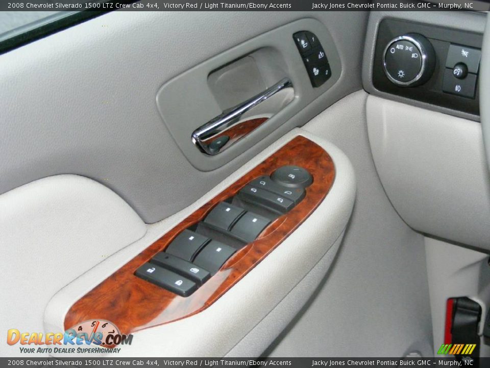 2008 Chevrolet Silverado 1500 LTZ Crew Cab 4x4 Victory Red / Light Titanium/Ebony Accents Photo #3