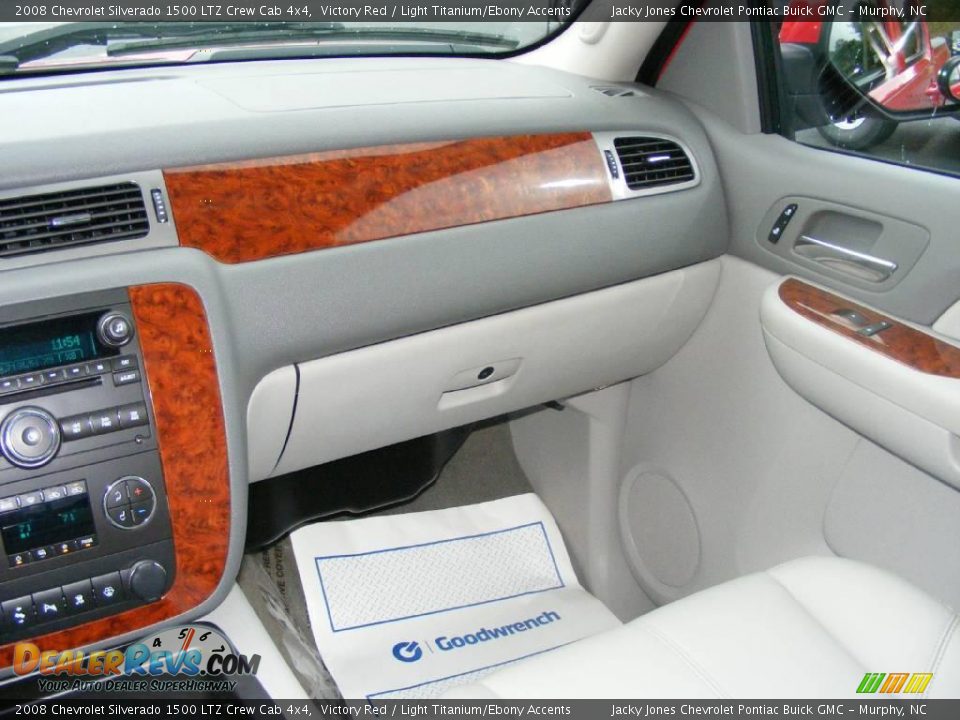 2008 Chevrolet Silverado 1500 LTZ Crew Cab 4x4 Victory Red / Light Titanium/Ebony Accents Photo #6
