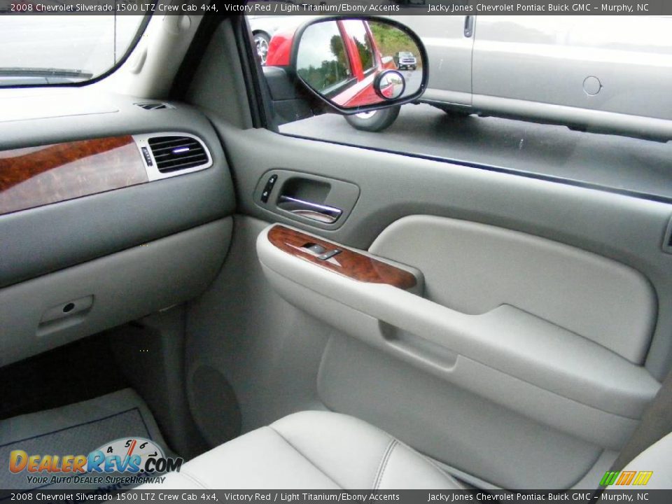 2008 Chevrolet Silverado 1500 LTZ Crew Cab 4x4 Victory Red / Light Titanium/Ebony Accents Photo #7