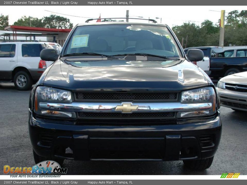 2007 Chevrolet TrailBlazer LS Black / Light Gray Photo #6
