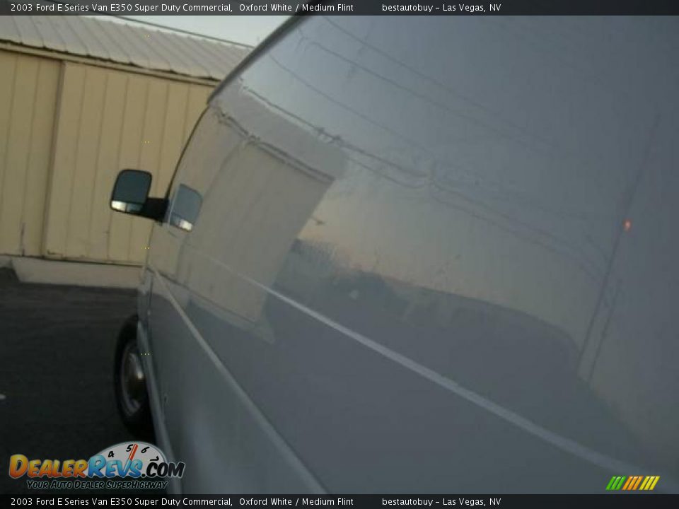 2003 Ford E Series Van E350 Super Duty Commercial Oxford White / Medium Flint Photo #9