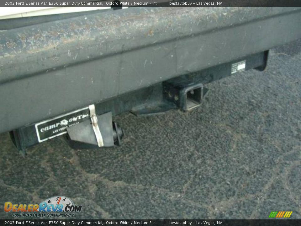 2003 Ford E Series Van E350 Super Duty Commercial Oxford White / Medium Flint Photo #10