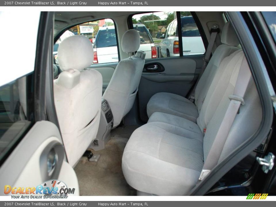 2007 Chevrolet TrailBlazer LS Black / Light Gray Photo #20