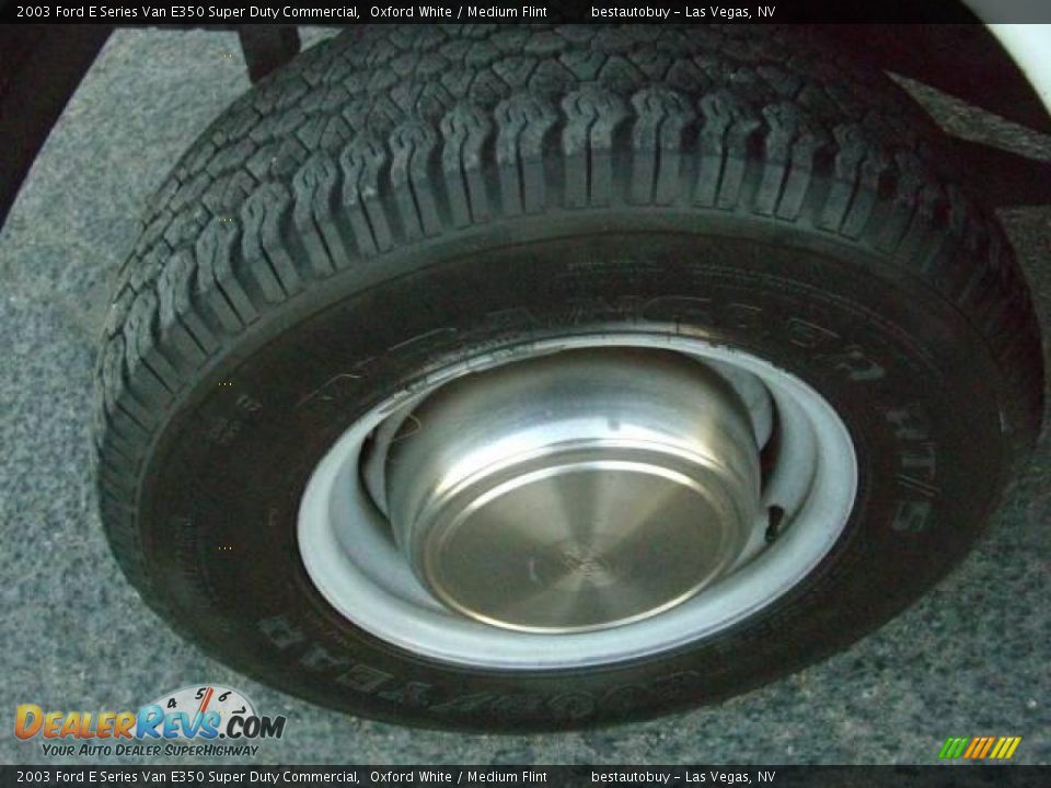 2003 Ford E Series Van E350 Super Duty Commercial Oxford White / Medium Flint Photo #13