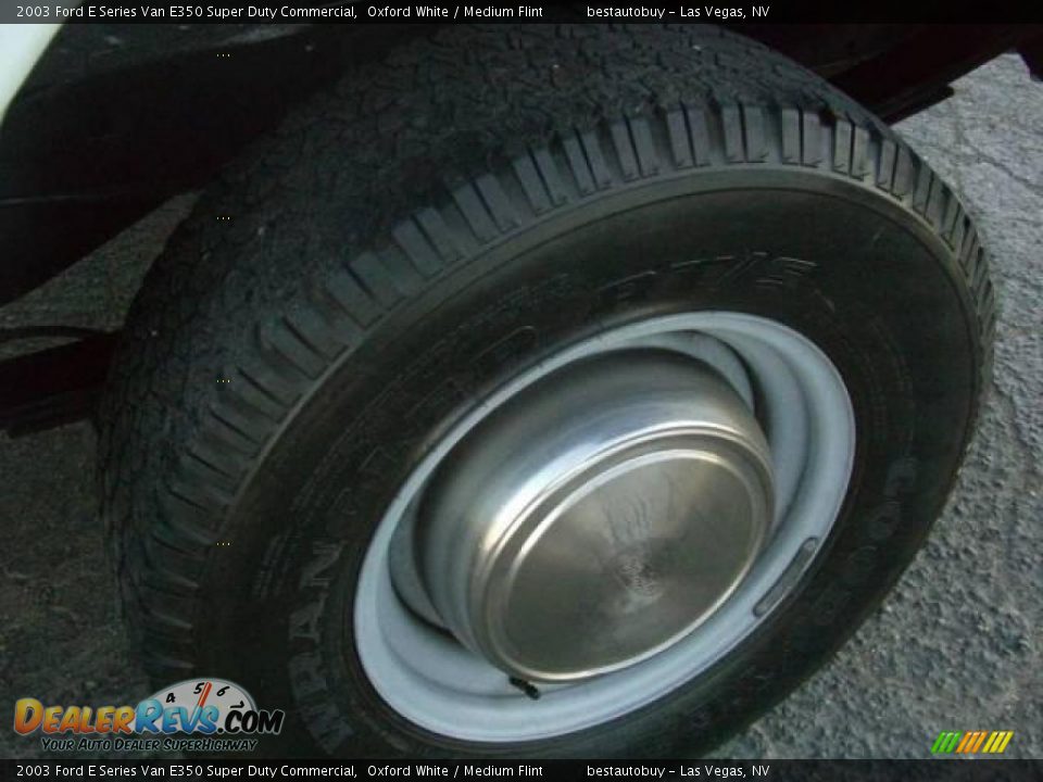 2003 Ford E Series Van E350 Super Duty Commercial Oxford White / Medium Flint Photo #14