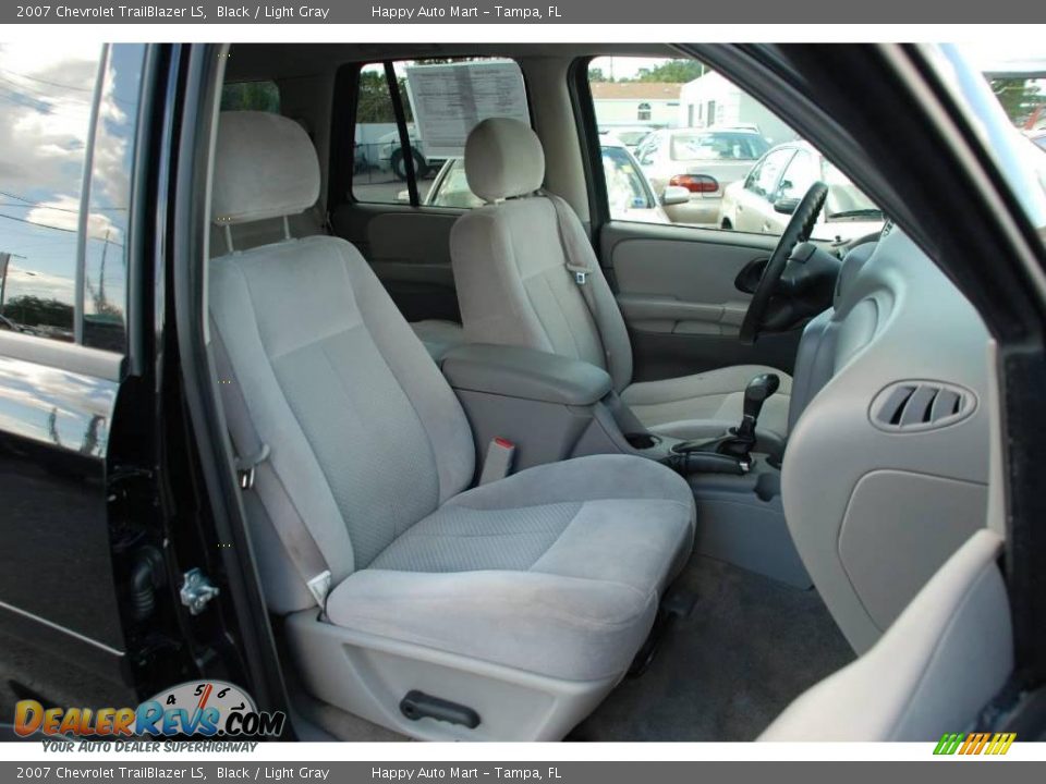 2007 Chevrolet TrailBlazer LS Black / Light Gray Photo #22
