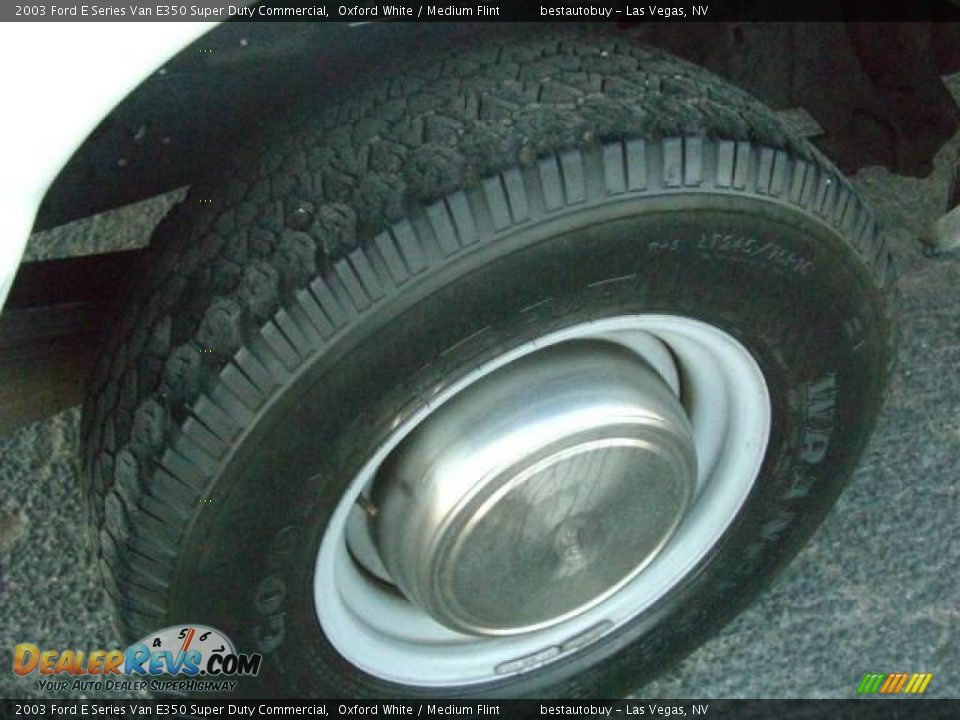 2003 Ford E Series Van E350 Super Duty Commercial Oxford White / Medium Flint Photo #15