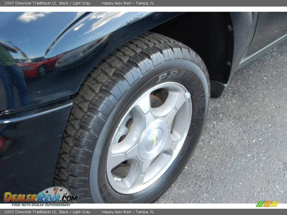 2007 Chevrolet TrailBlazer LS Black / Light Gray Photo #23
