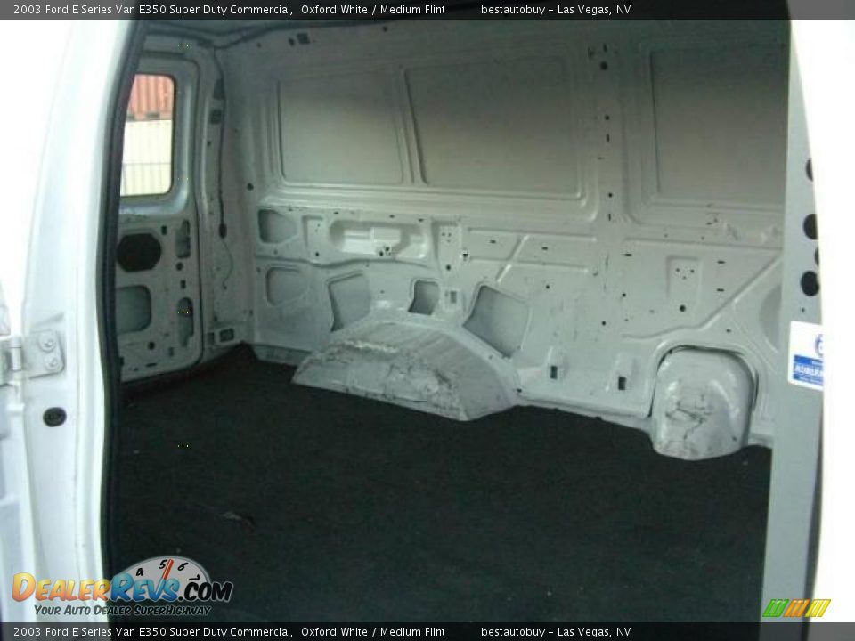 2003 Ford E Series Van E350 Super Duty Commercial Oxford White / Medium Flint Photo #17