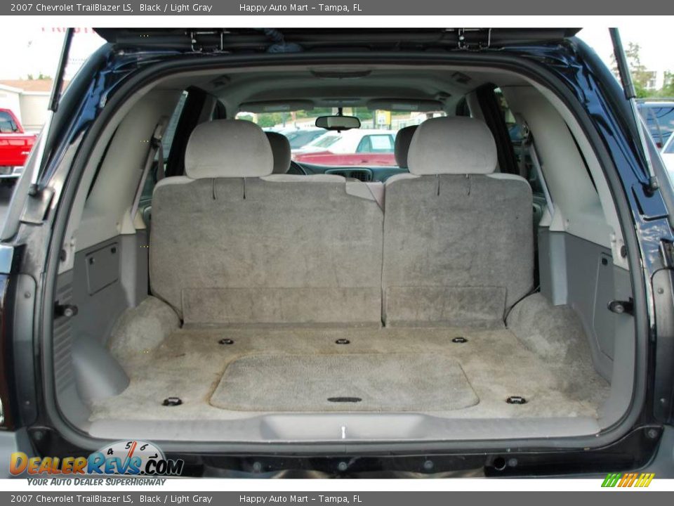 2007 Chevrolet TrailBlazer LS Black / Light Gray Photo #25
