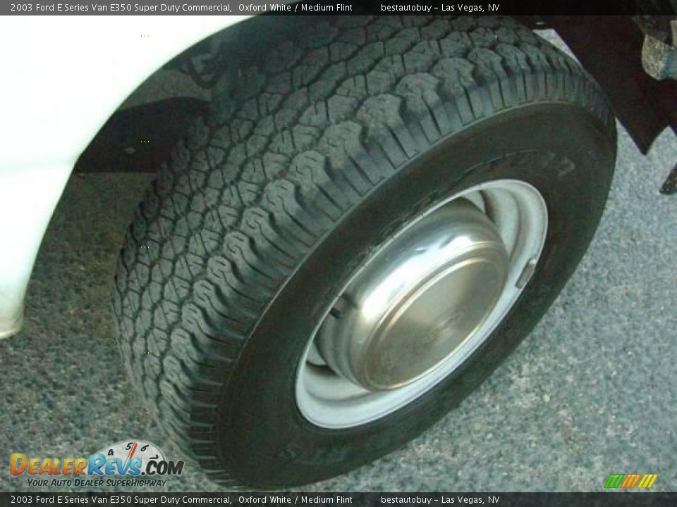 2003 Ford E Series Van E350 Super Duty Commercial Oxford White / Medium Flint Photo #19