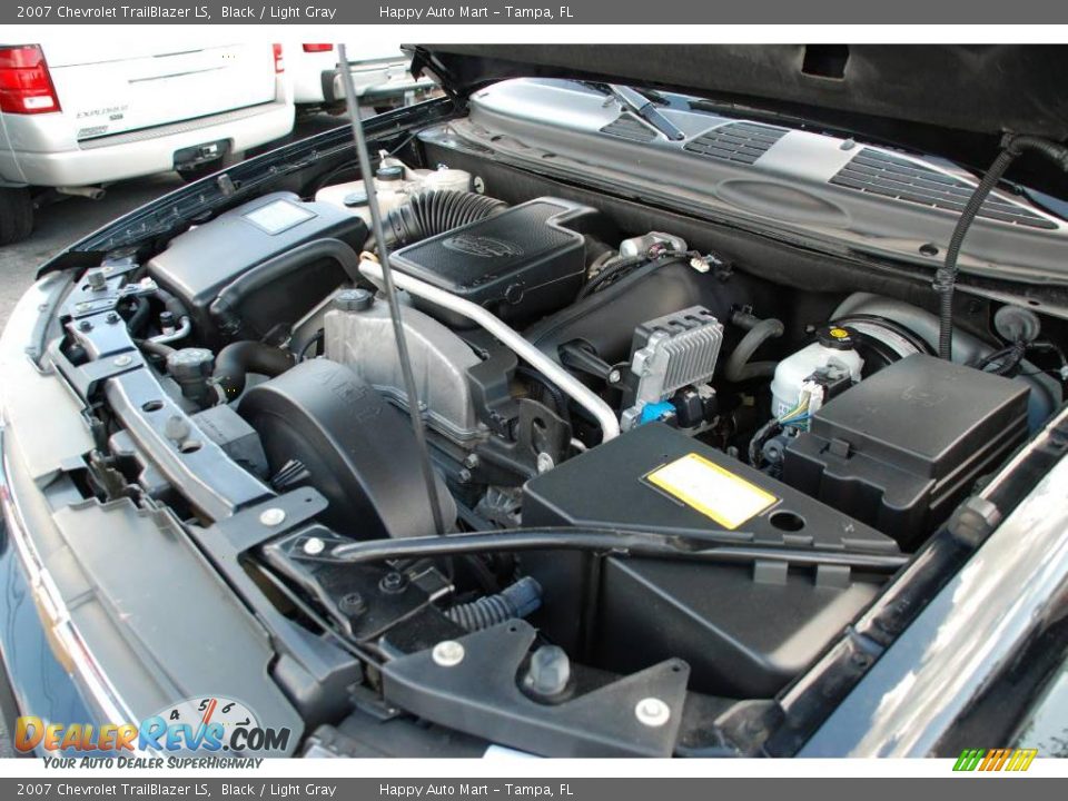 2007 Chevrolet TrailBlazer LS Black / Light Gray Photo #27