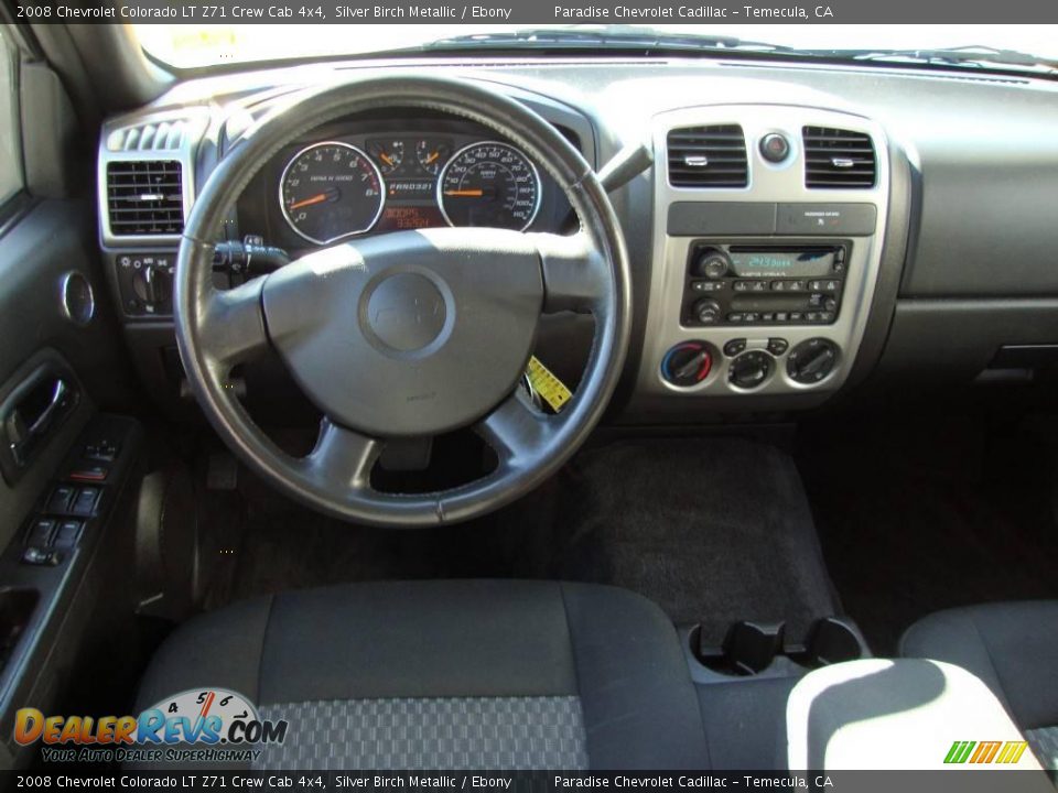 2008 Chevrolet Colorado LT Z71 Crew Cab 4x4 Silver Birch Metallic / Ebony Photo #7