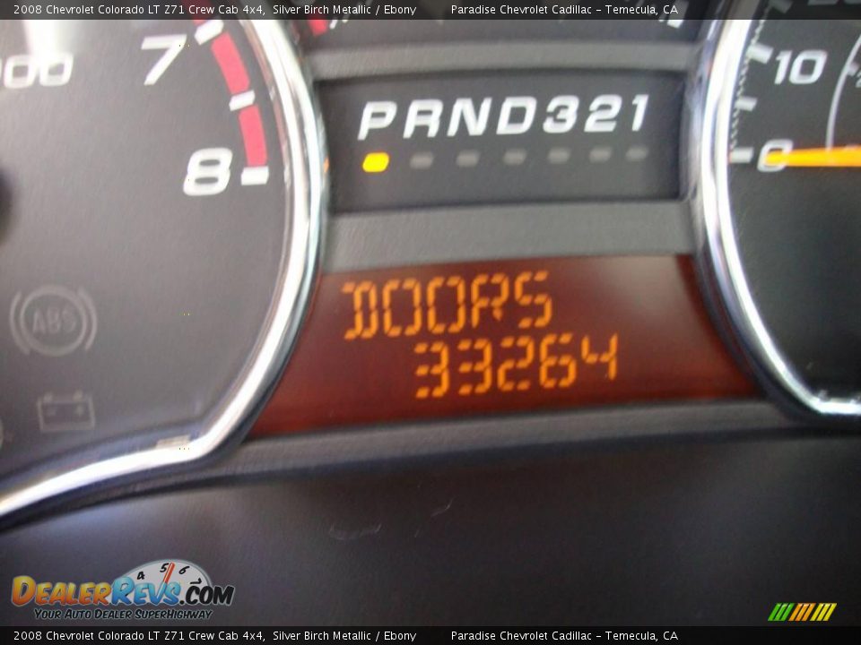 2008 Chevrolet Colorado LT Z71 Crew Cab 4x4 Silver Birch Metallic / Ebony Photo #8