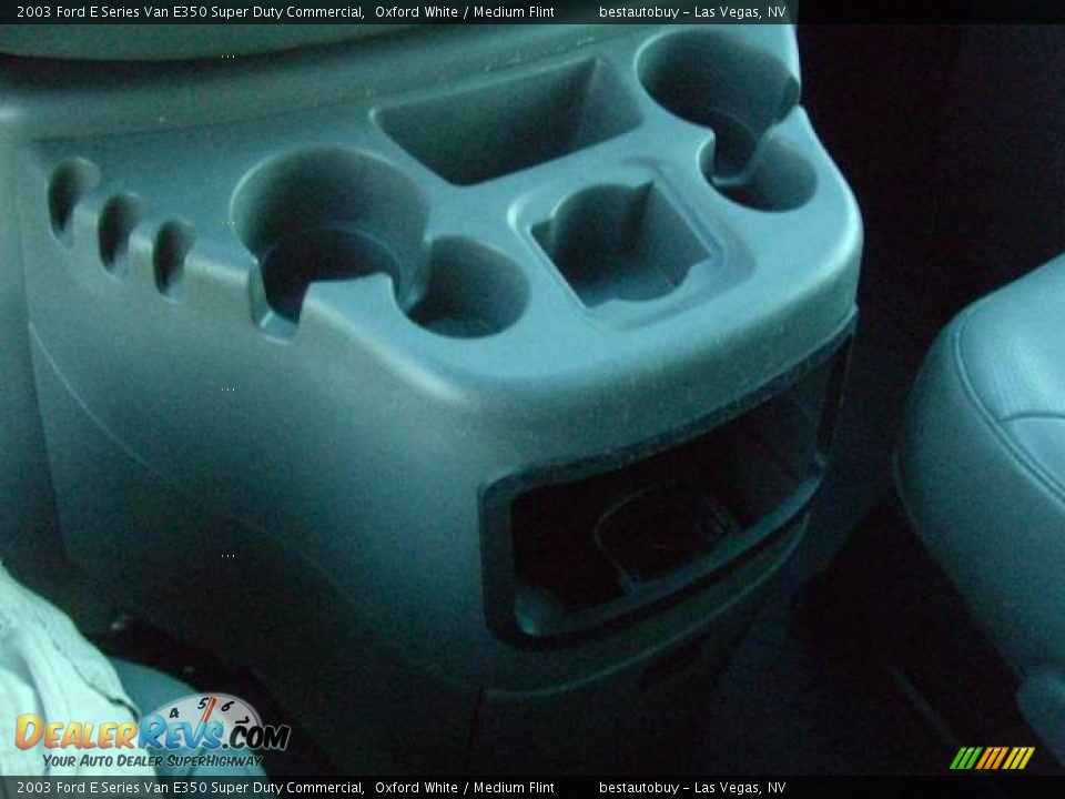 2003 Ford E Series Van E350 Super Duty Commercial Oxford White / Medium Flint Photo #26