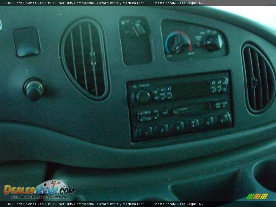 2003 Ford E Series Van E350 Super Duty Commercial Oxford White / Medium Flint Photo #27