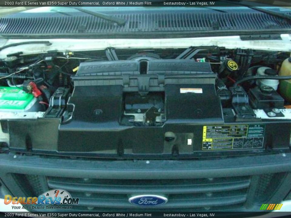 2003 Ford E Series Van E350 Super Duty Commercial Oxford White / Medium Flint Photo #30