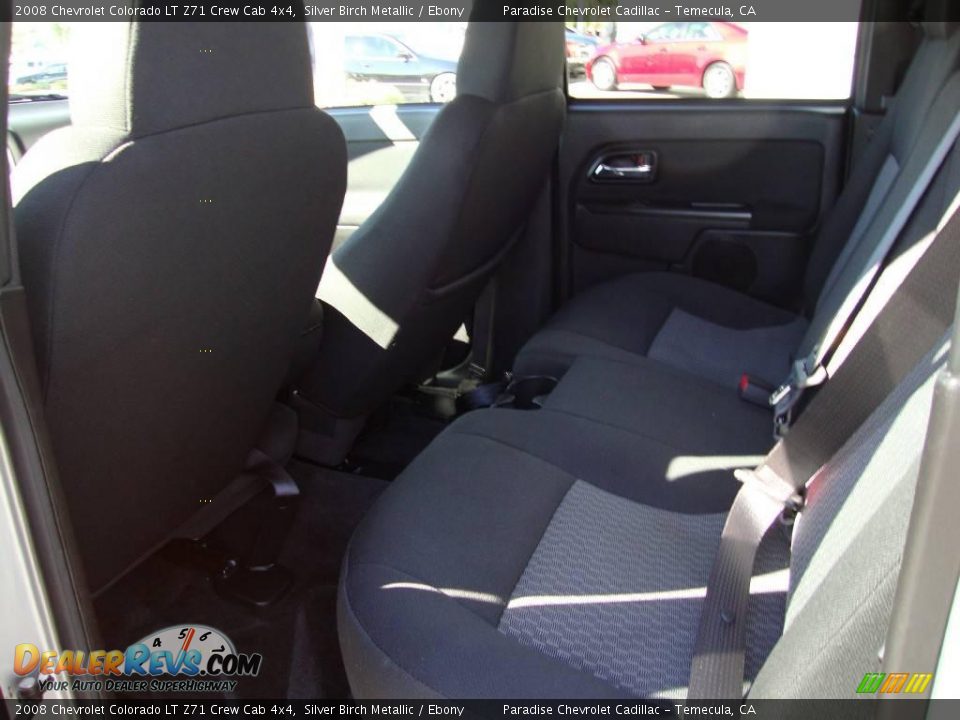 2008 Chevrolet Colorado LT Z71 Crew Cab 4x4 Silver Birch Metallic / Ebony Photo #10
