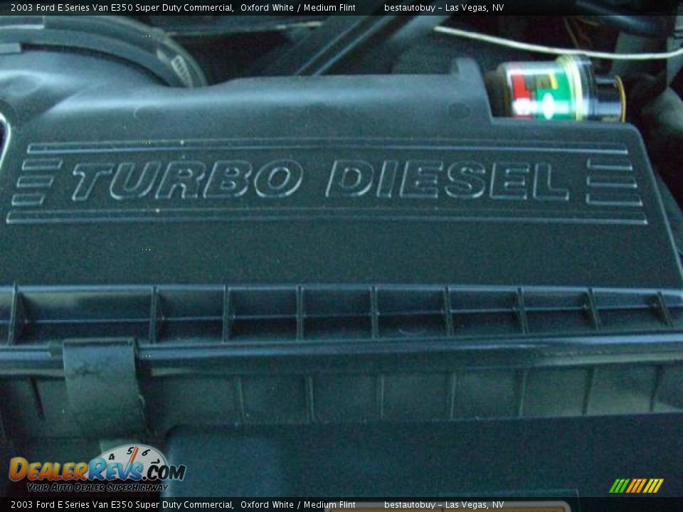 2003 Ford E Series Van E350 Super Duty Commercial Oxford White / Medium Flint Photo #34