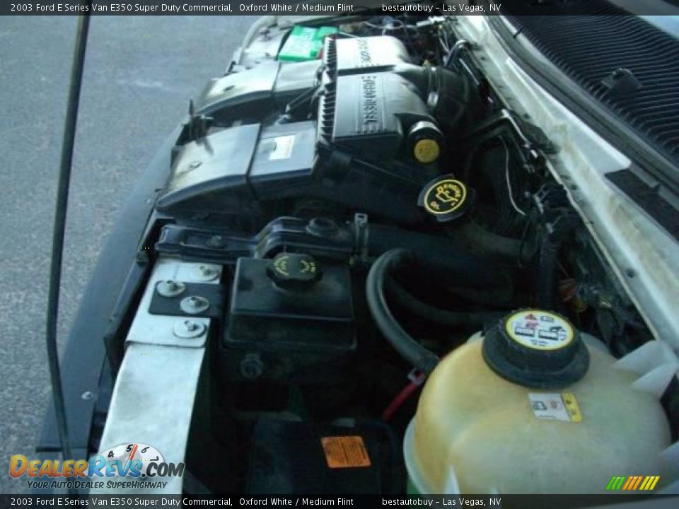 2003 Ford E Series Van E350 Super Duty Commercial Oxford White / Medium Flint Photo #36
