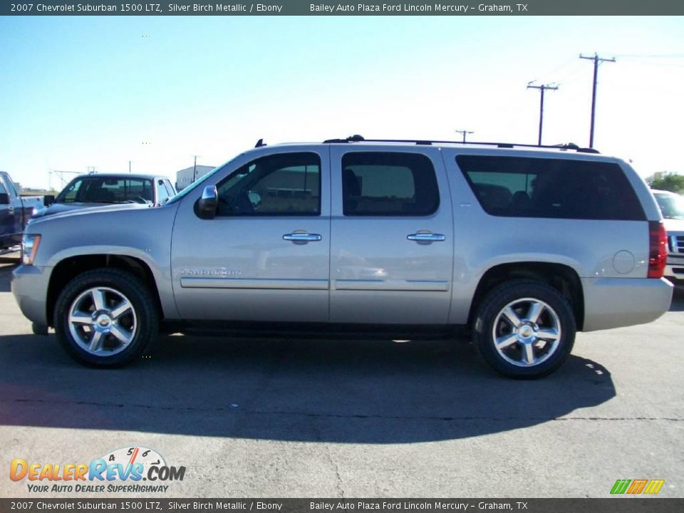 2007 Chevrolet Suburban 1500 LTZ Silver Birch Metallic / Ebony Photo #2