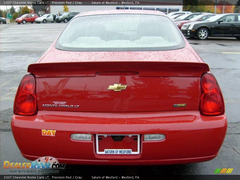 2007 Chevrolet Monte Carlo LT Precision Red / Gray Photo #3