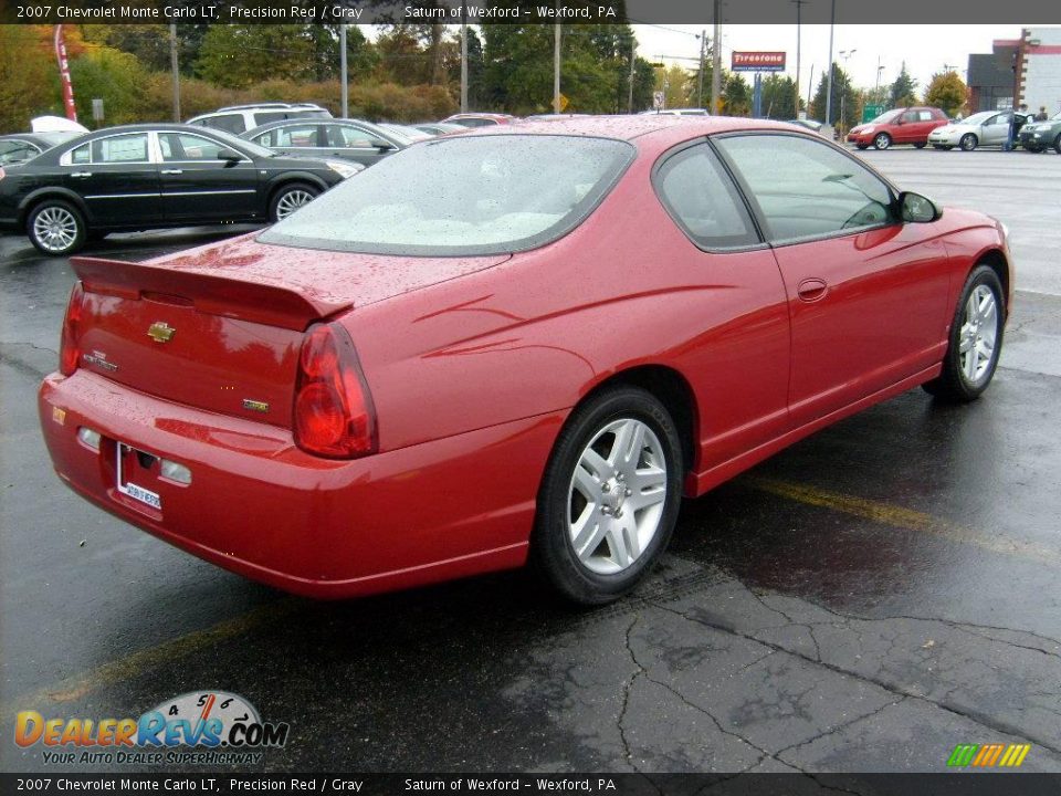 2007 Chevrolet Monte Carlo LT Precision Red / Gray Photo #4