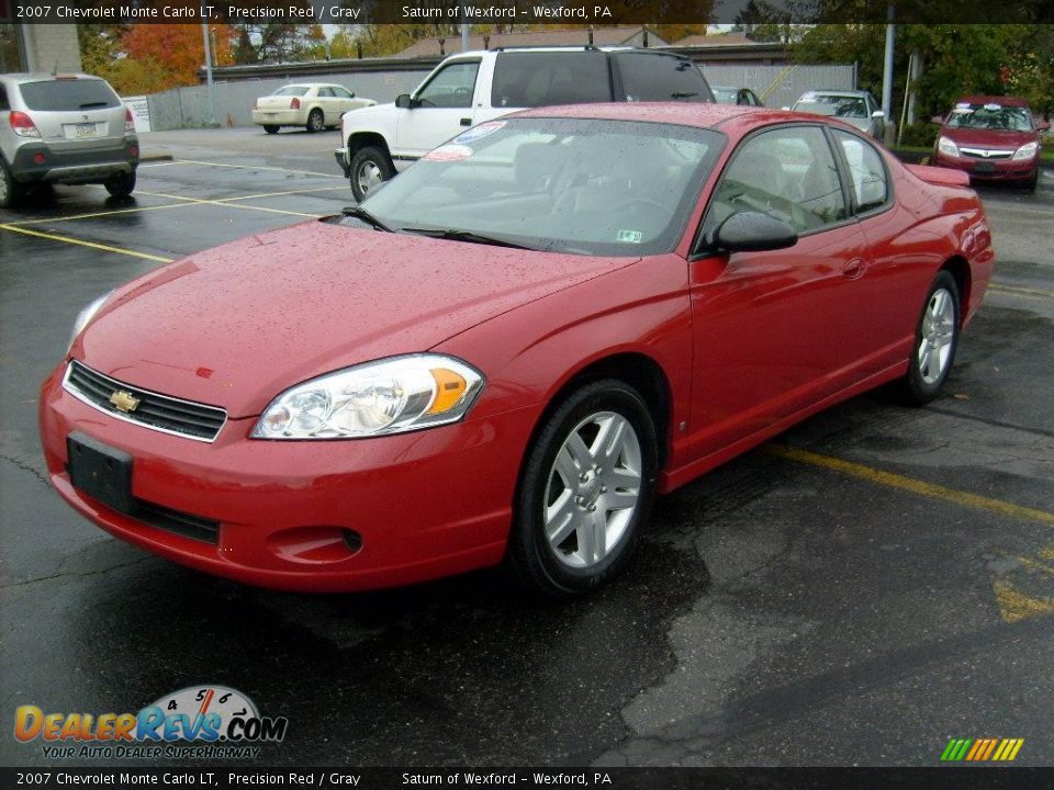 2007 Chevrolet Monte Carlo LT Precision Red / Gray Photo #8