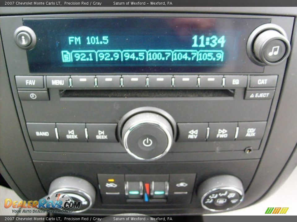 2007 Chevrolet Monte Carlo LT Precision Red / Gray Photo #19