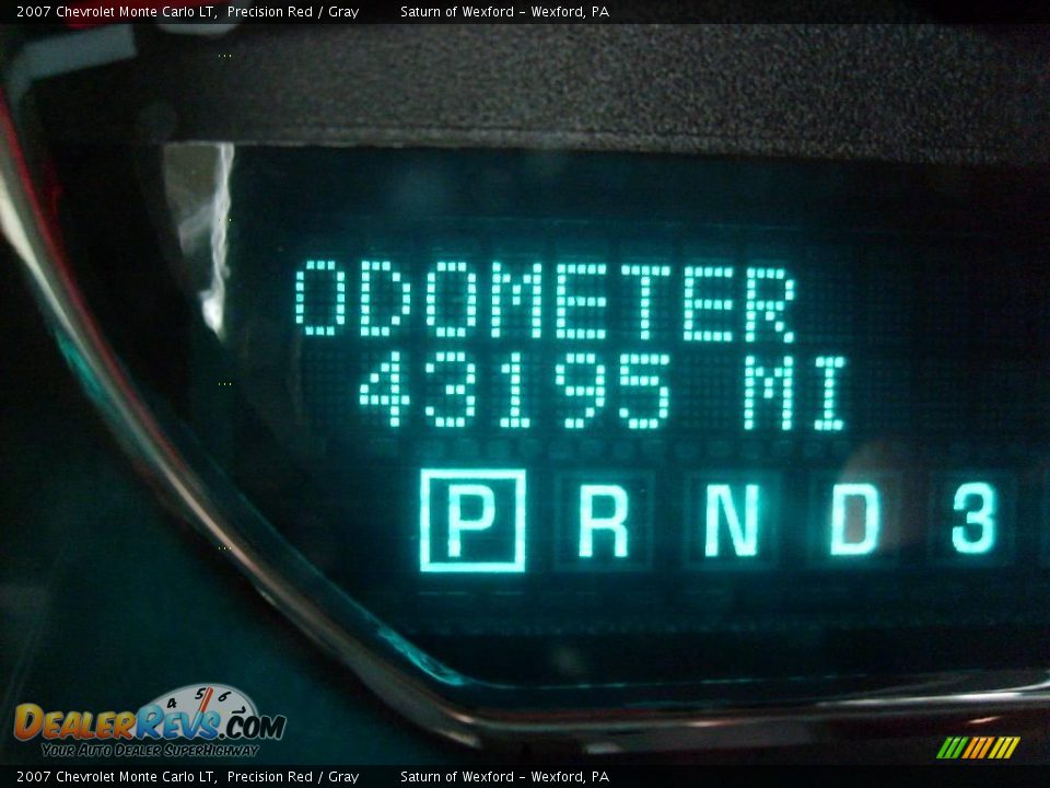 2007 Chevrolet Monte Carlo LT Precision Red / Gray Photo #20