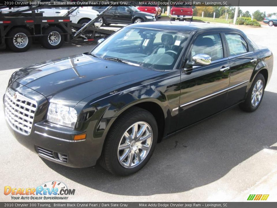 2010 Chrysler 300 Touring Brilliant Black Crystal Pearl / Dark Slate Gray Photo #1
